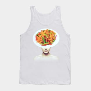 Noodles head portrait Tank Top